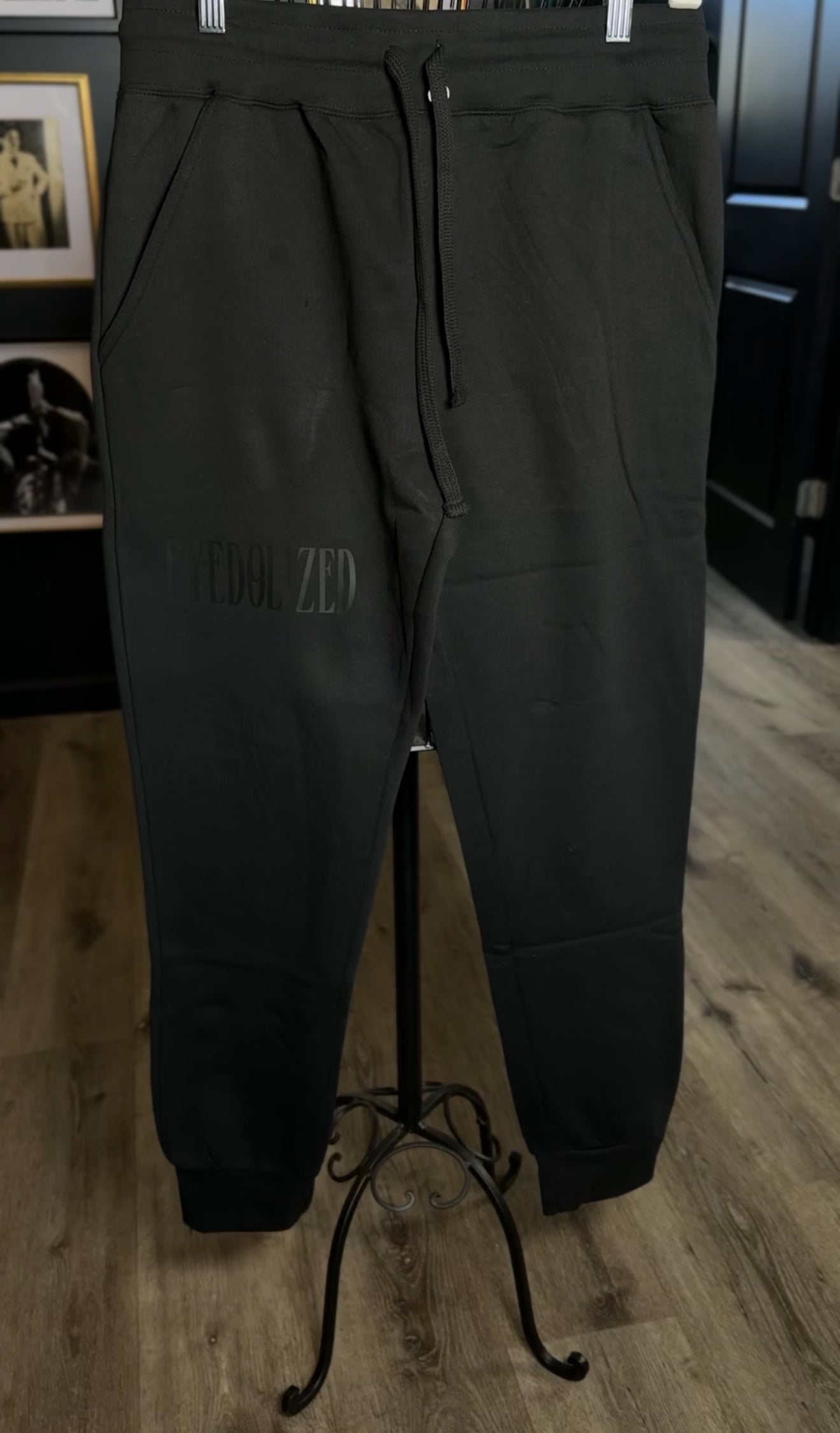 Men’s Sized Black Joggers