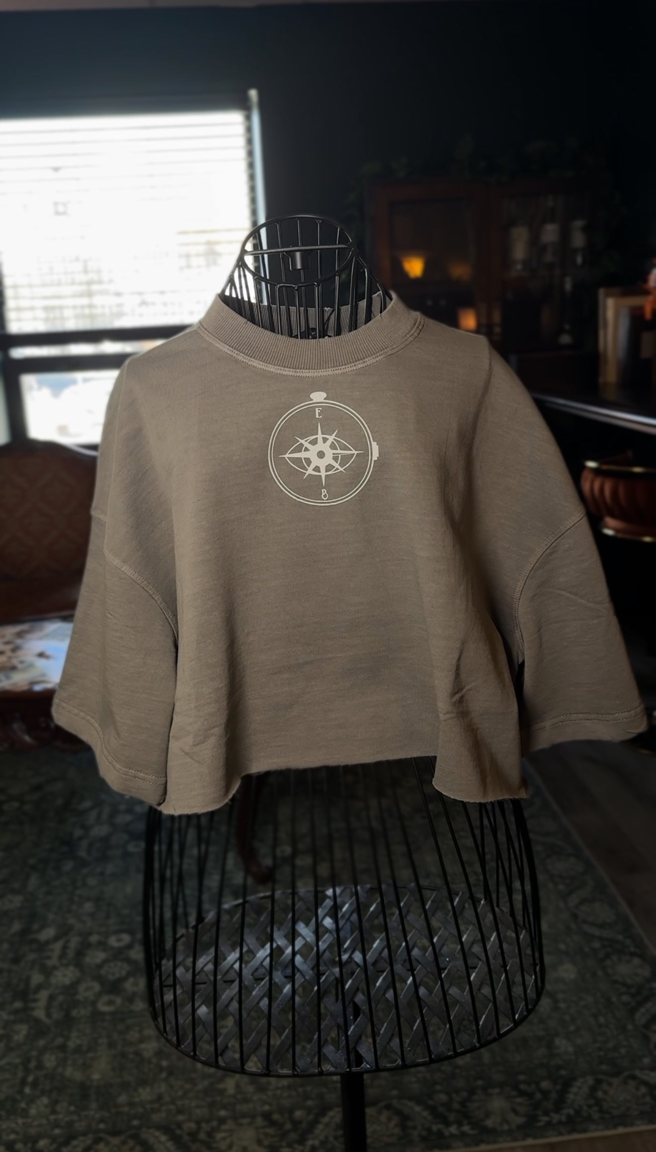 Women's Oversized Distressed Tee