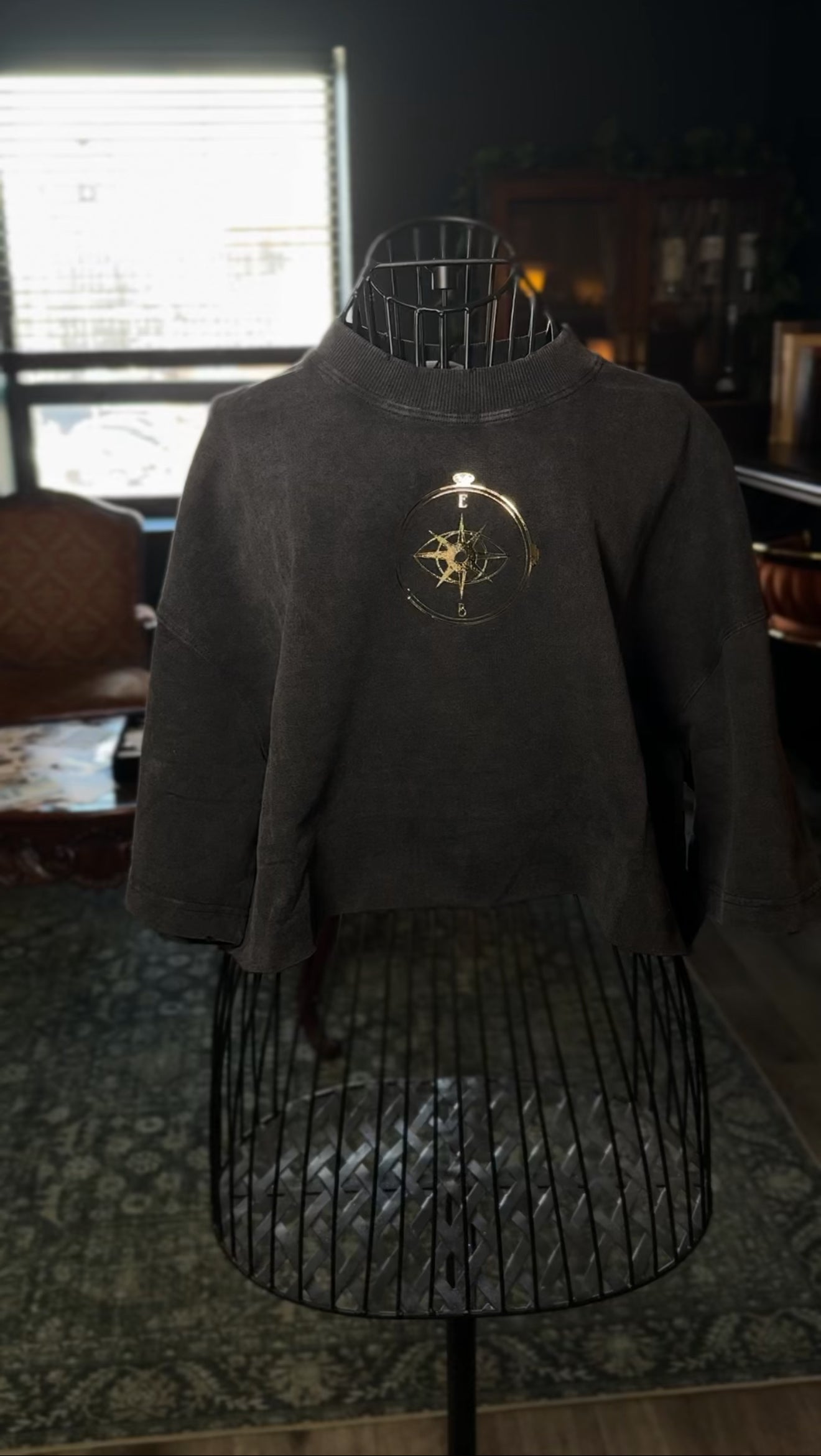 Women's Oversized Distressed Tee